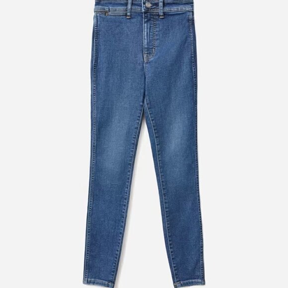 NEW Everlane The Way-High Clean Front Skinny Jean in Blue - Size 27 - Picture 11 of 12